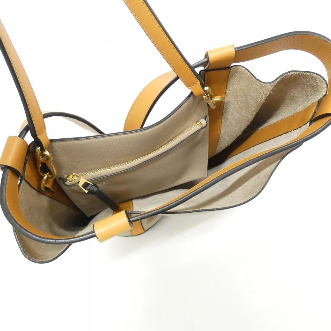 LOEWE 327 30 R97 Backpack 灰色 中古品A - 縮圖 9