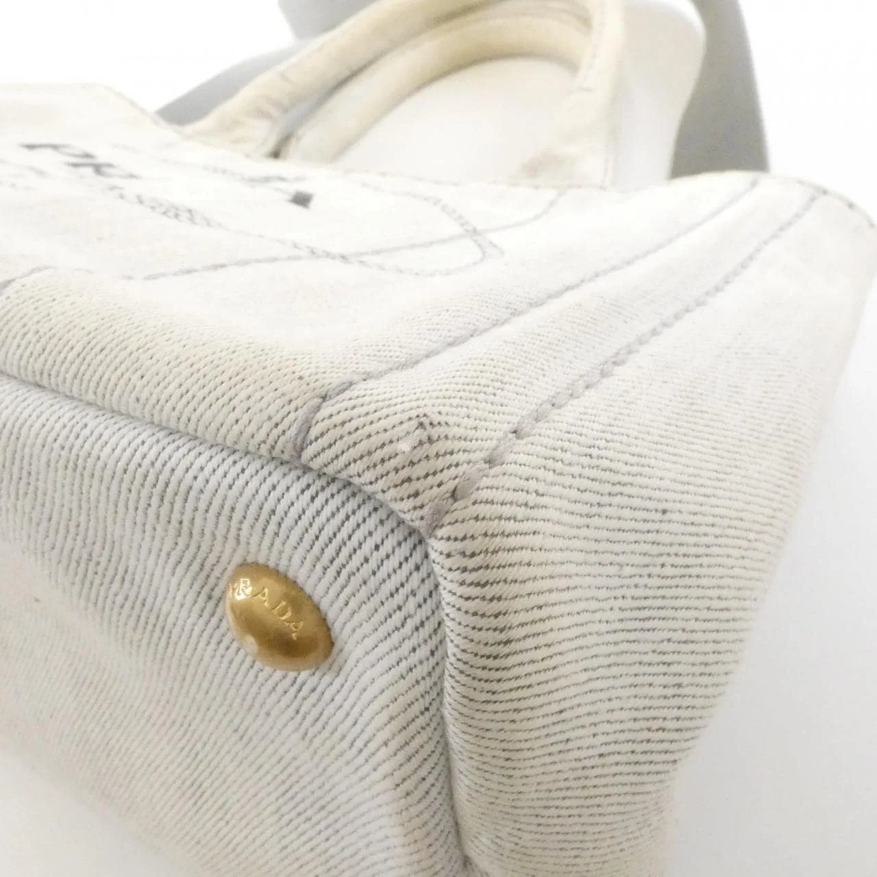 PRADA 1BG439 Handbag 黑色 中古品B - 縮圖 3