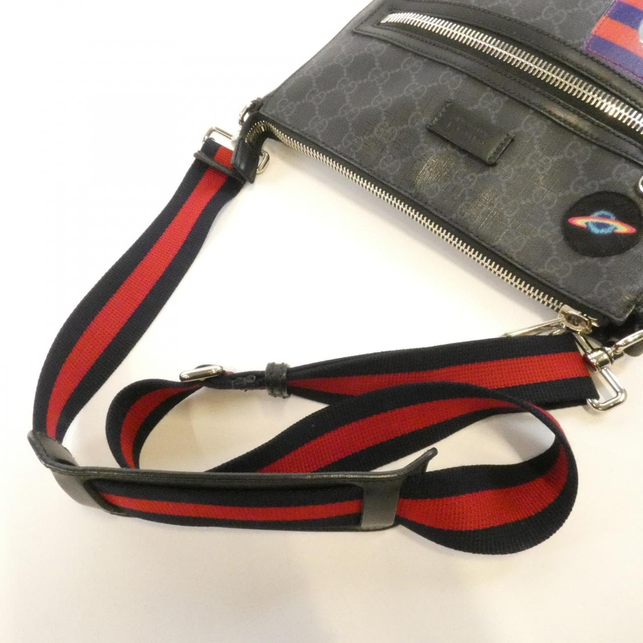 GUCCI 474137 9F23N Shoulder Canvas Black Canvas Rank B - Thumbnail 8