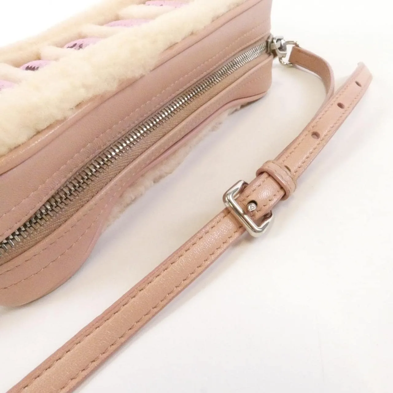 MIU MIU 5BH119 Shoulder 黑色 中古品B - 縮圖 7