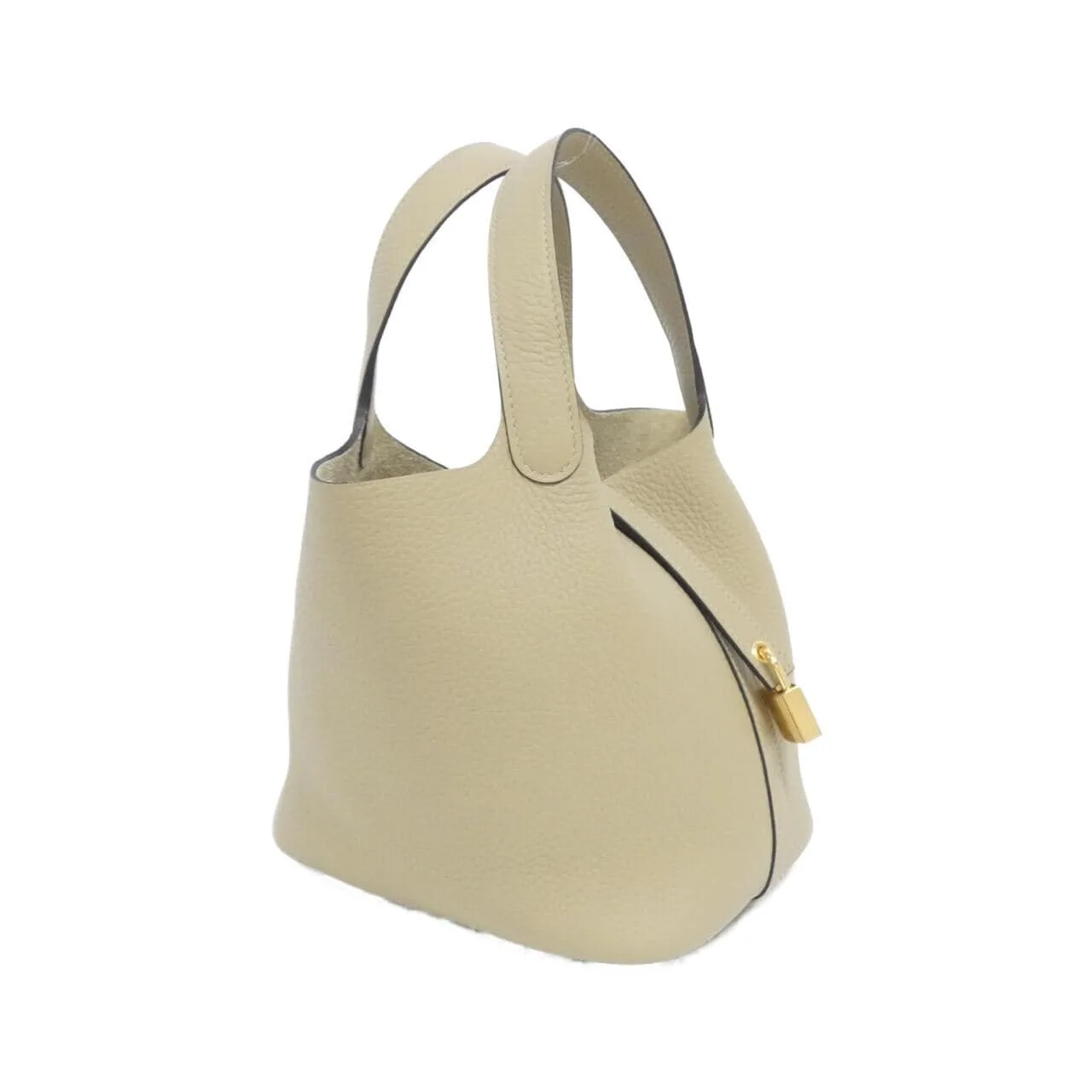 HERMES Picotin 056289CC Handbag Clemence