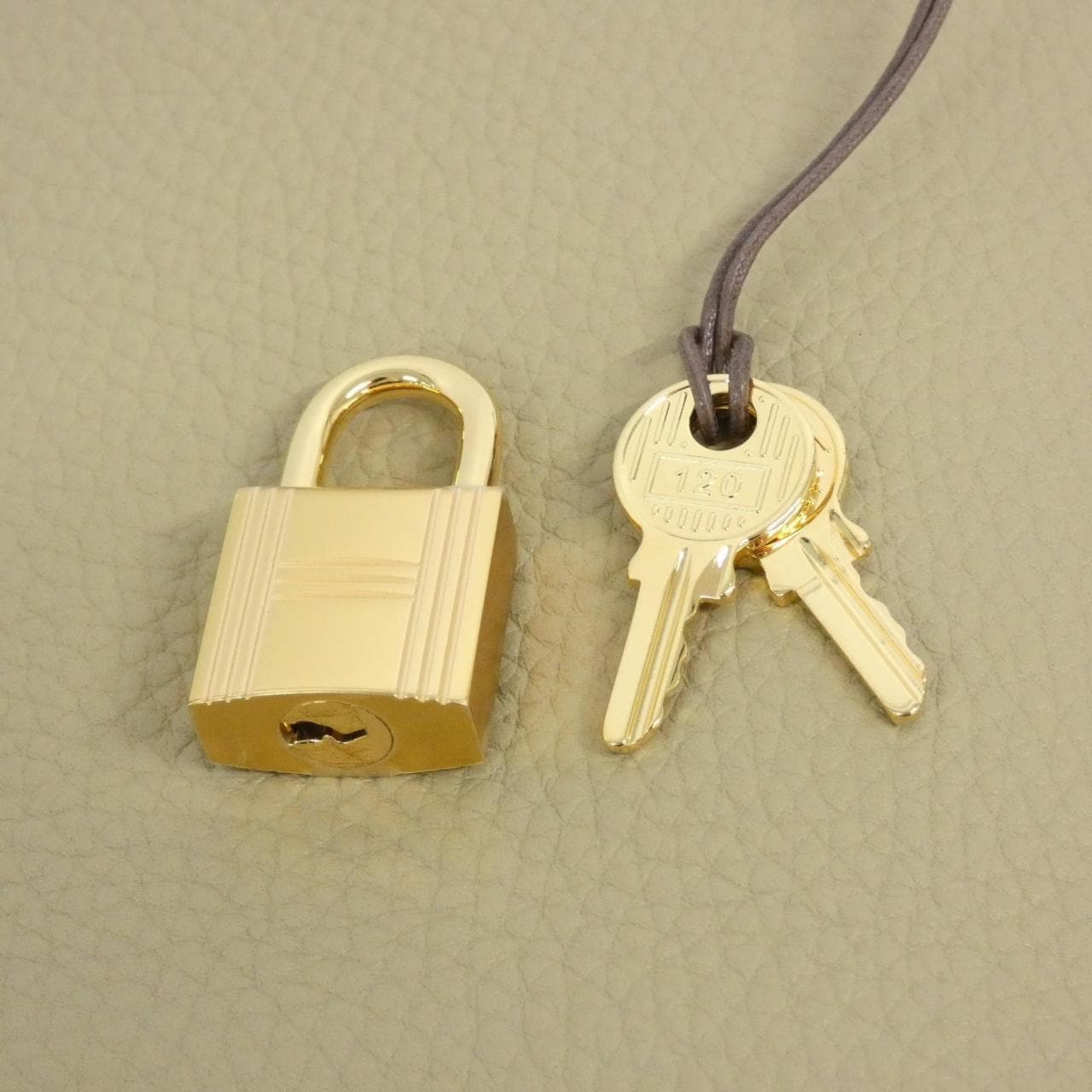 HERMES 056289CC Handbag Clemence Clemence Leather - Thumbnail 3