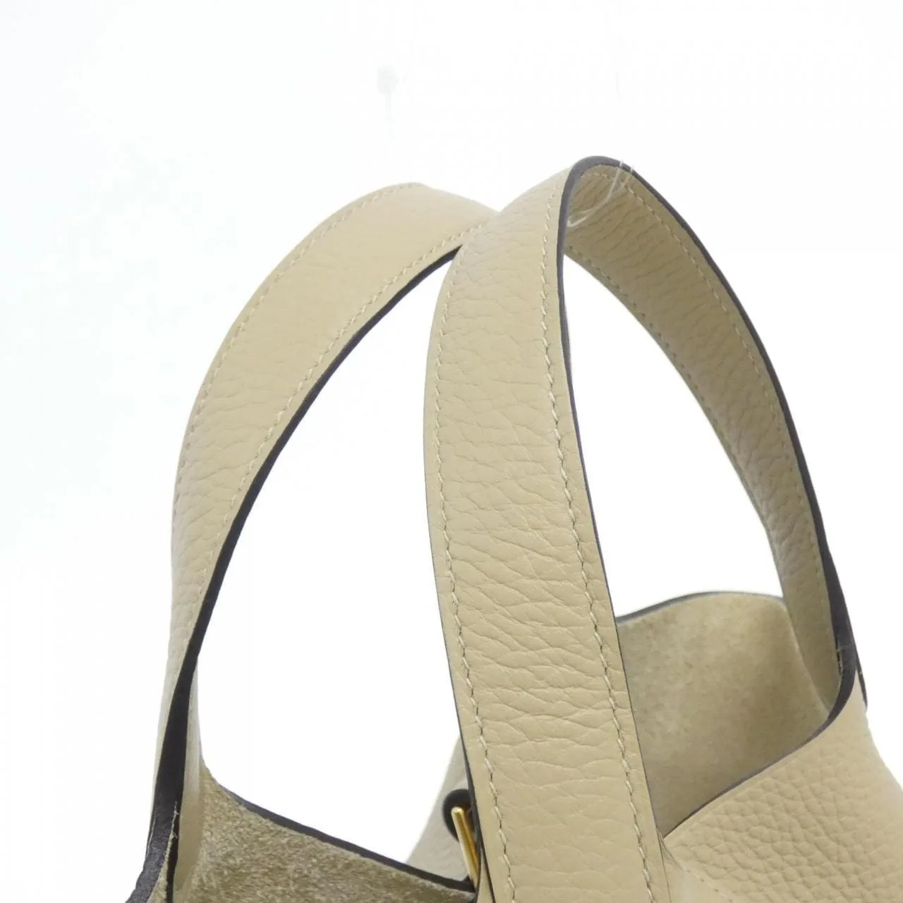 HERMES Picotin 056289CC Handbag Clemence Clemence Leather Unused - Thumbnail 4