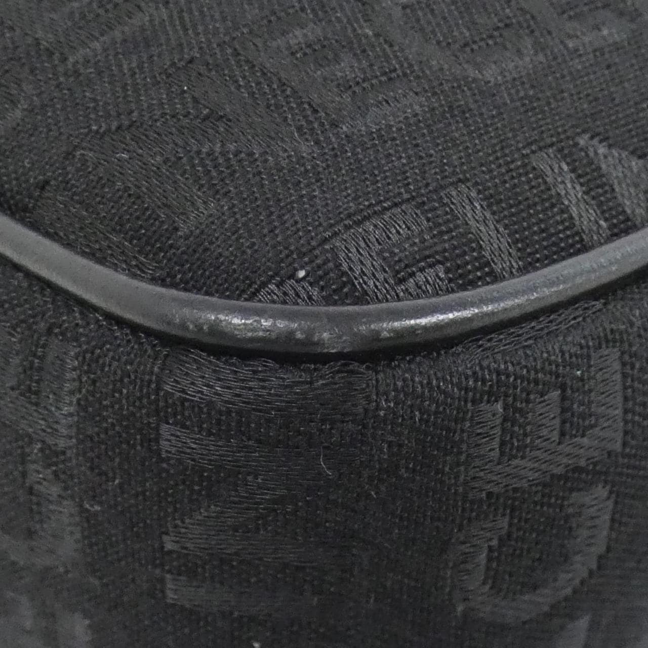 CELINE 197202EKF Shoulder Bag Canvas 黑色 帆布 中古品A - 縮圖 2