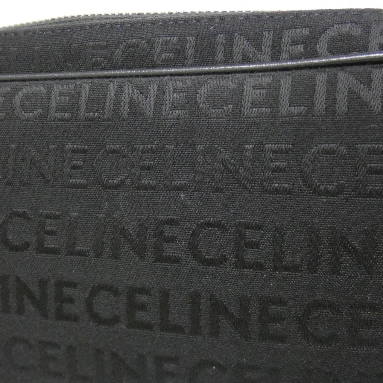 CELINE 197202EKF Shoulder Bag Canvas 黑色 帆布 中古品A - 縮圖 4