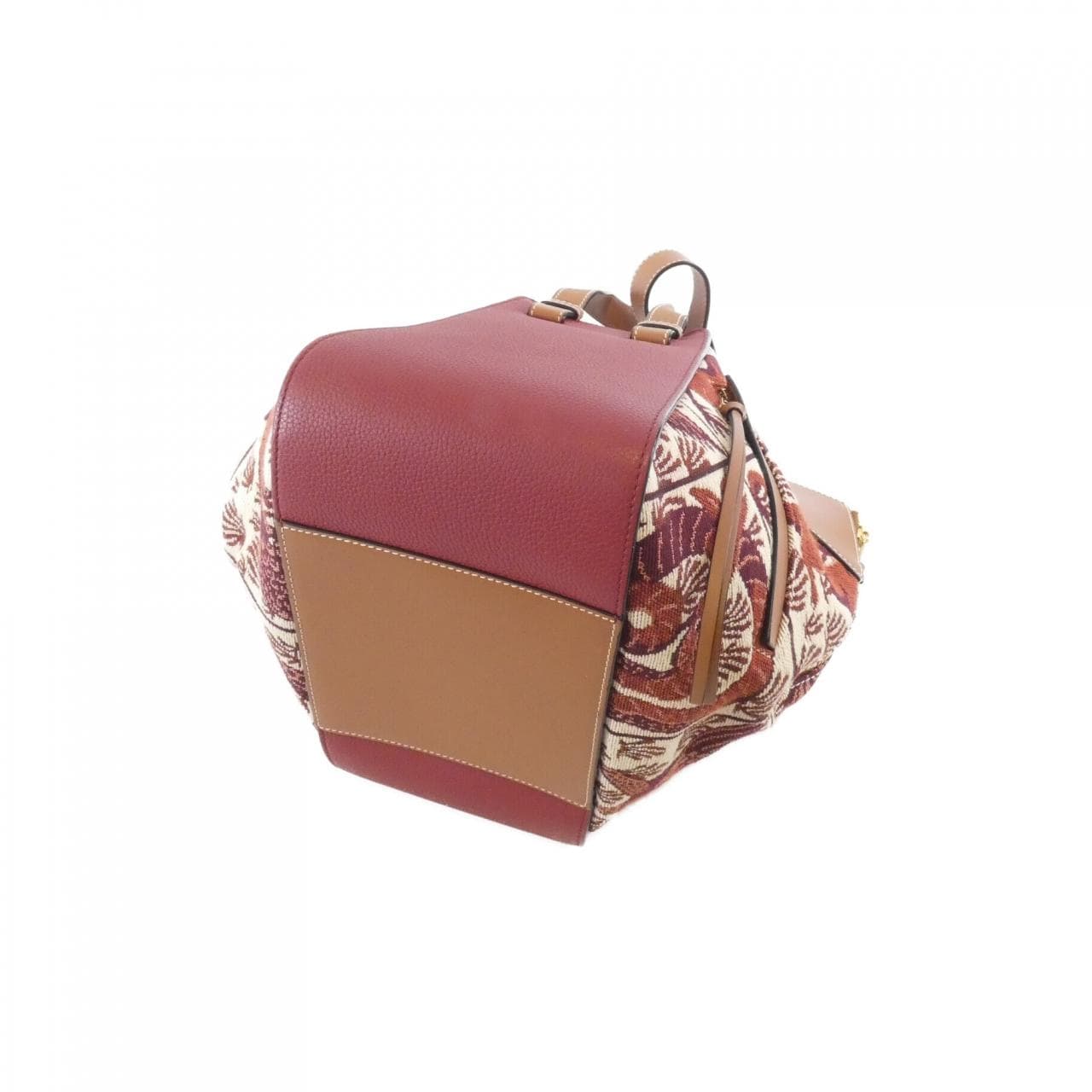 LOEWE Hammock 303 51 S35 Shoulder Bag Canvas White Canvas - Thumbnail 3