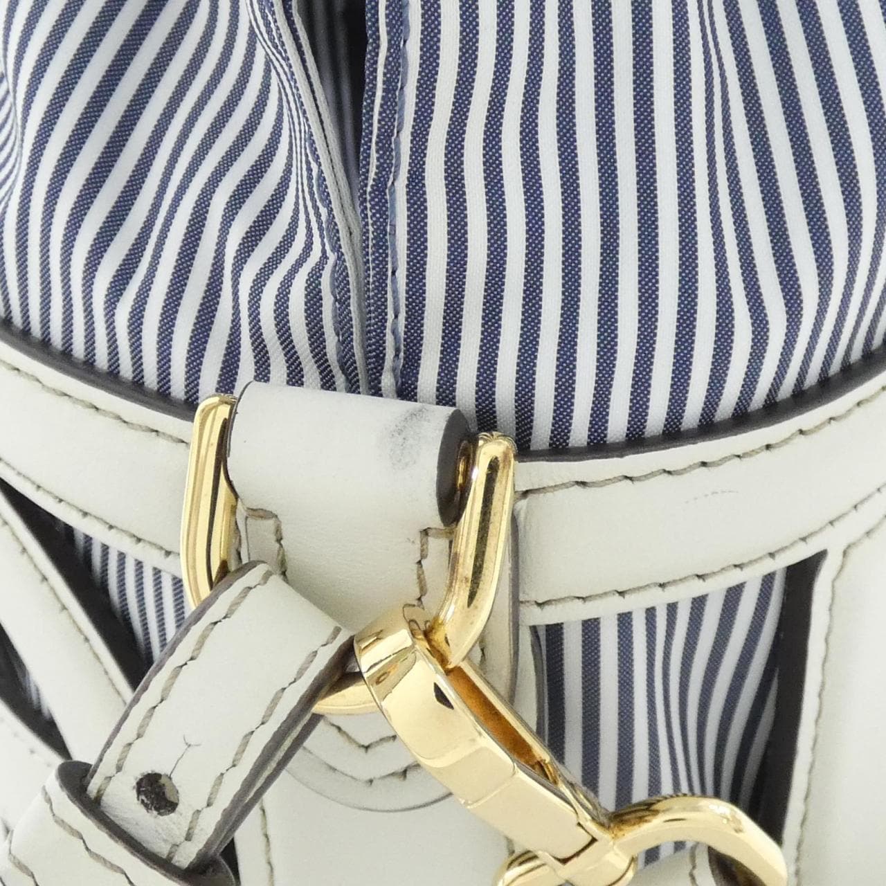 FENDI 8BS079 APEX Handbag Canvas White Canvas Rank A - Thumbnail 4