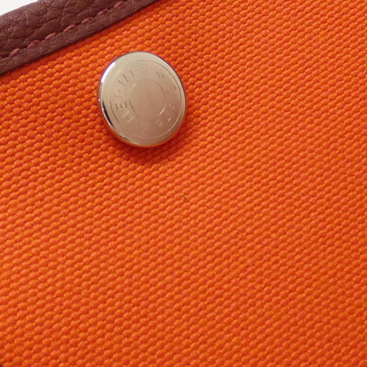 HERMES Garden Party HERMÈS 069573CK Bag Orange Rank A - Thumbnail 3
