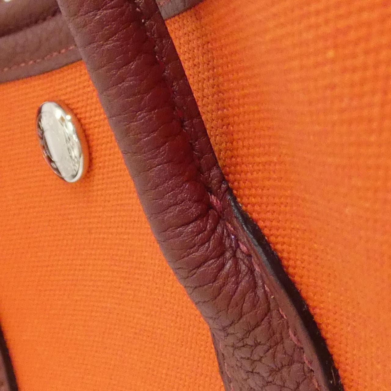 HERMES Garden Party HERMÈS 069573CK Bag Orange Rank A - Thumbnail 5