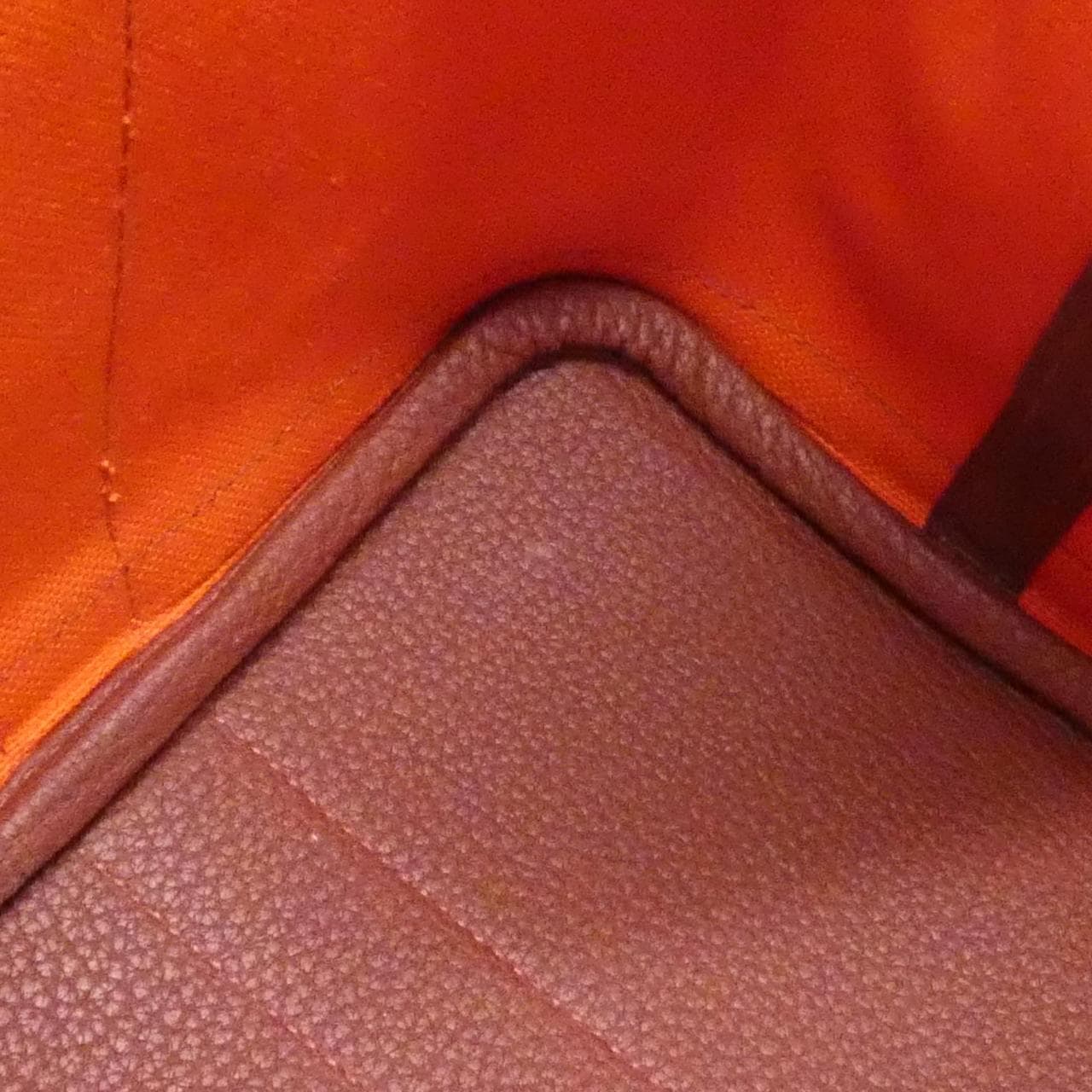 HERMES Garden Party HERMÈS 069573CK Bag Orange Rank A - Thumbnail 7
