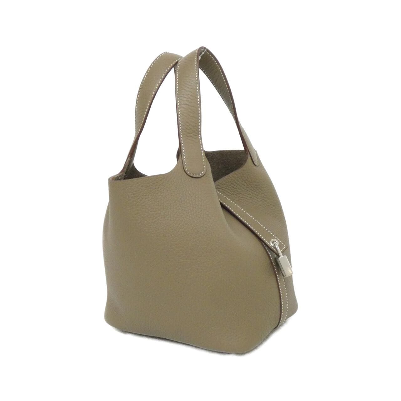 HERMES HERMÈS Picotin 056289CK Bag Clemence Etoupe