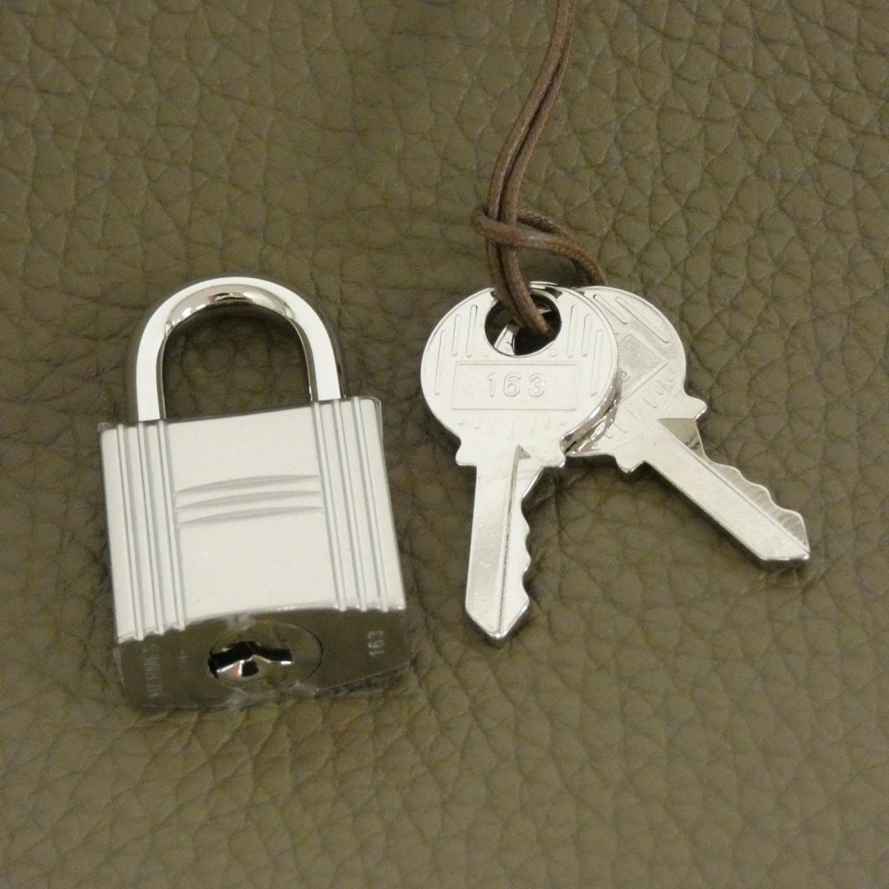 HERMES HERMÈS Picotin 056289CK Bag Clemence Etoupe Clemence 皮 - 縮圖 3