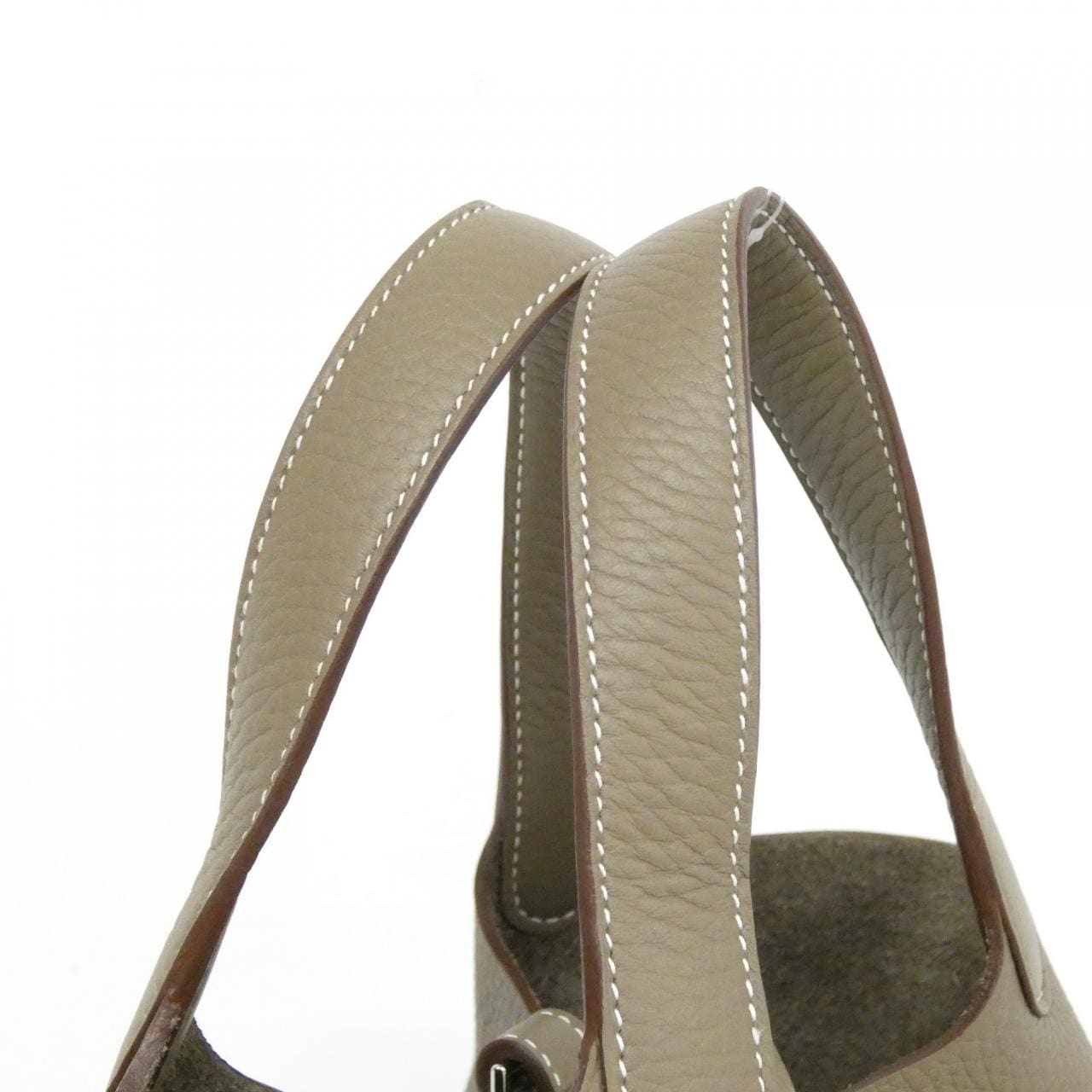 HERMES HERMÈS Picotin 056289CK Bag Clemence Etoupe Clemence 皮 - 縮圖 4