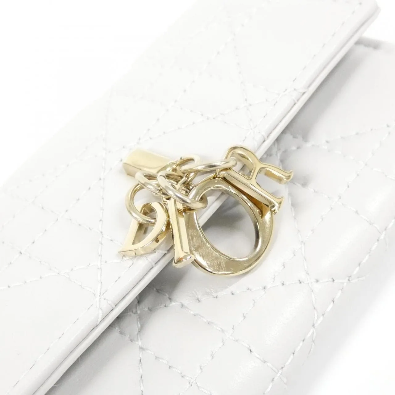 DIOR S0966OBWU Wallet Lambskin Black Lambskin Rank A - Thumbnail 3