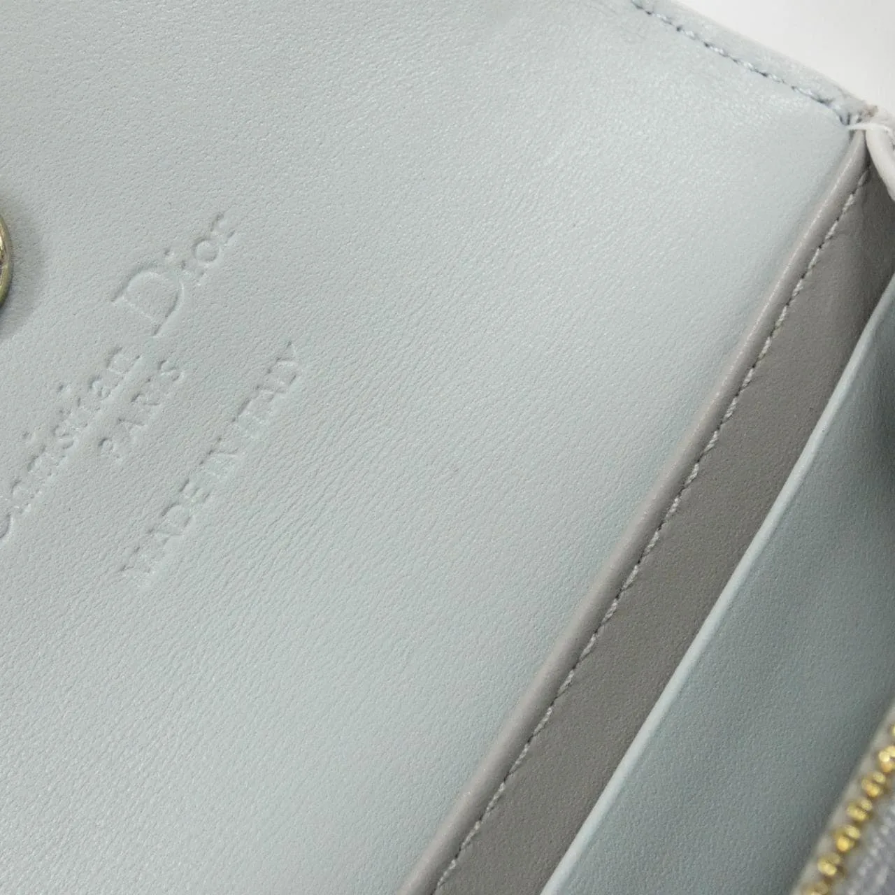 DIOR S0966OBWU Wallet Lambskin Black Lambskin Rank A - Thumbnail 5