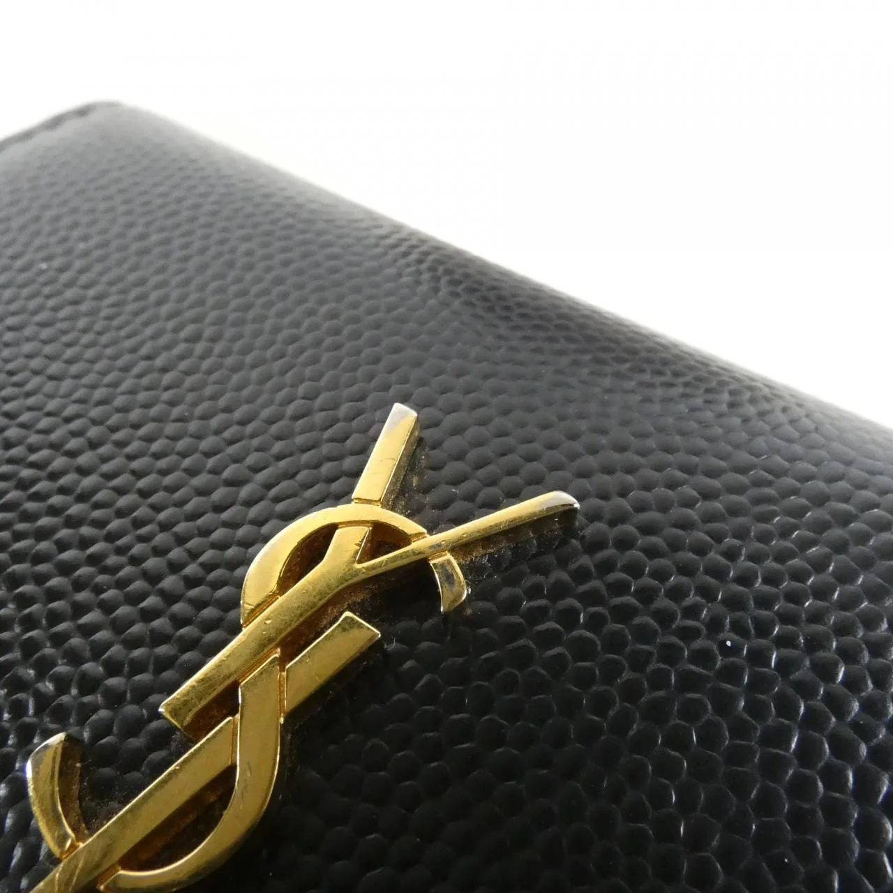 SAINT LAURENT 698236 BOW01 Key Case 黑色 中古品B - 縮圖 3