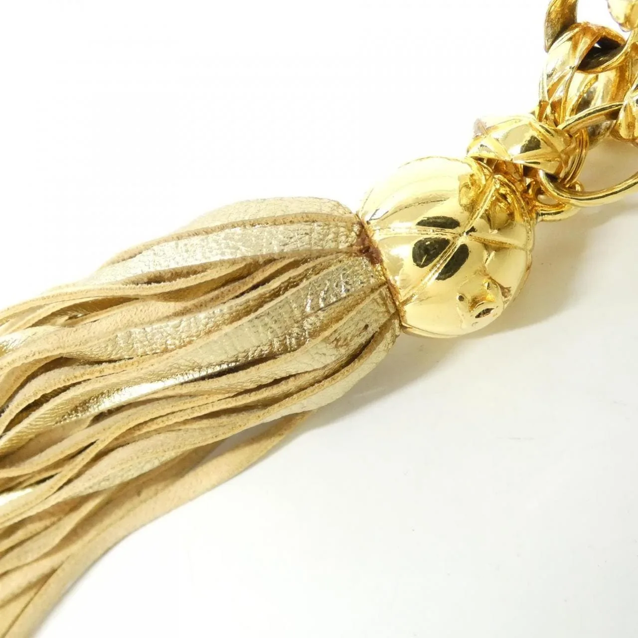 CHANEL Shoulder Lambskin 金色 羊皮 中古品B - 縮圖 6