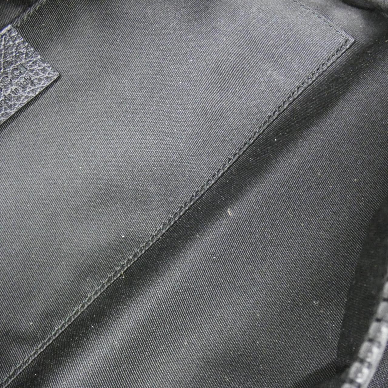 GUCCI GG Supreme 449182 G1XHN Shoulder Bag Nylon 黑色 尼龍 - 縮圖 10