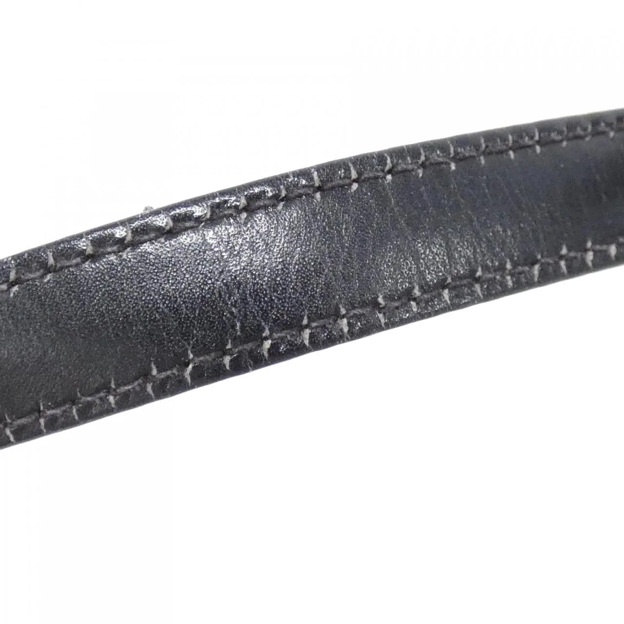 GUCCI 000 2046 Handbag Leather 黑色 皮革 中古品B - 縮圖 7