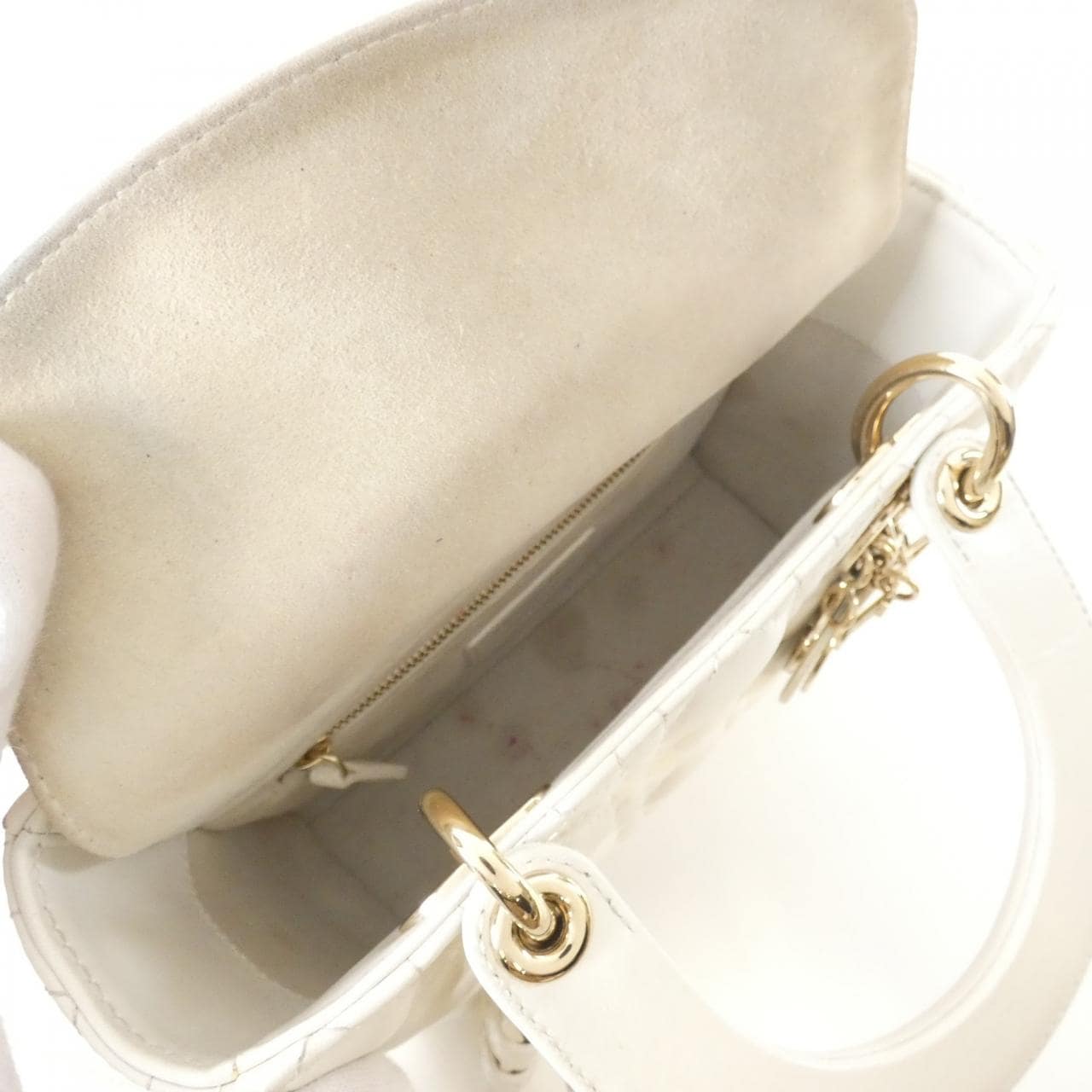 DIOR Lady Dior M0538ONGE Bag Lambskin Black Lambskin - Thumbnail 9