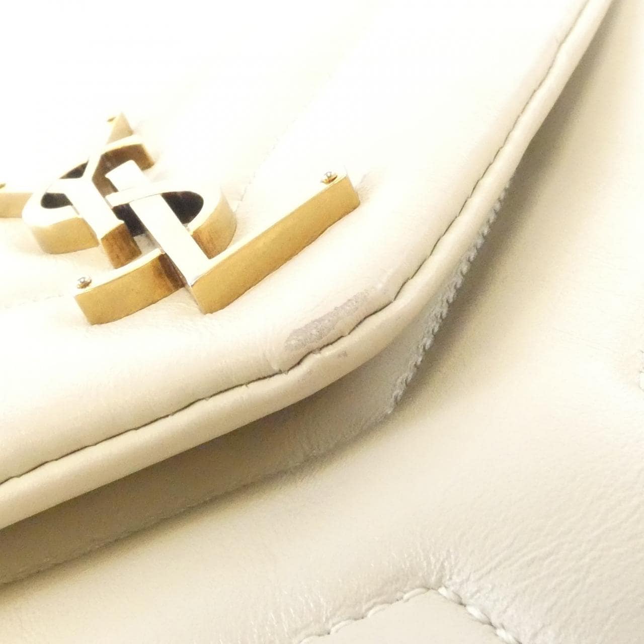 SAINT LAURENT Loulou 494699 DV727 Shoulder Bag 黑色 中古品B - 縮圖 4