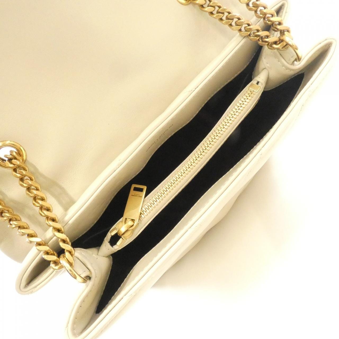 SAINT LAURENT Loulou 494699 DV727 Shoulder Bag 黑色 中古品B - 縮圖 8