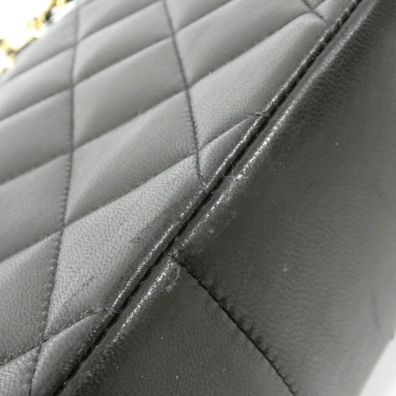 CHANEL 01165 Shoulder Lambskin Black Lambskin Rank A - Thumbnail 4