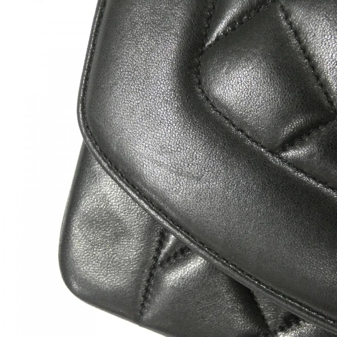 CHANEL 01165 Shoulder Lambskin Black Lambskin Rank A - Thumbnail 5