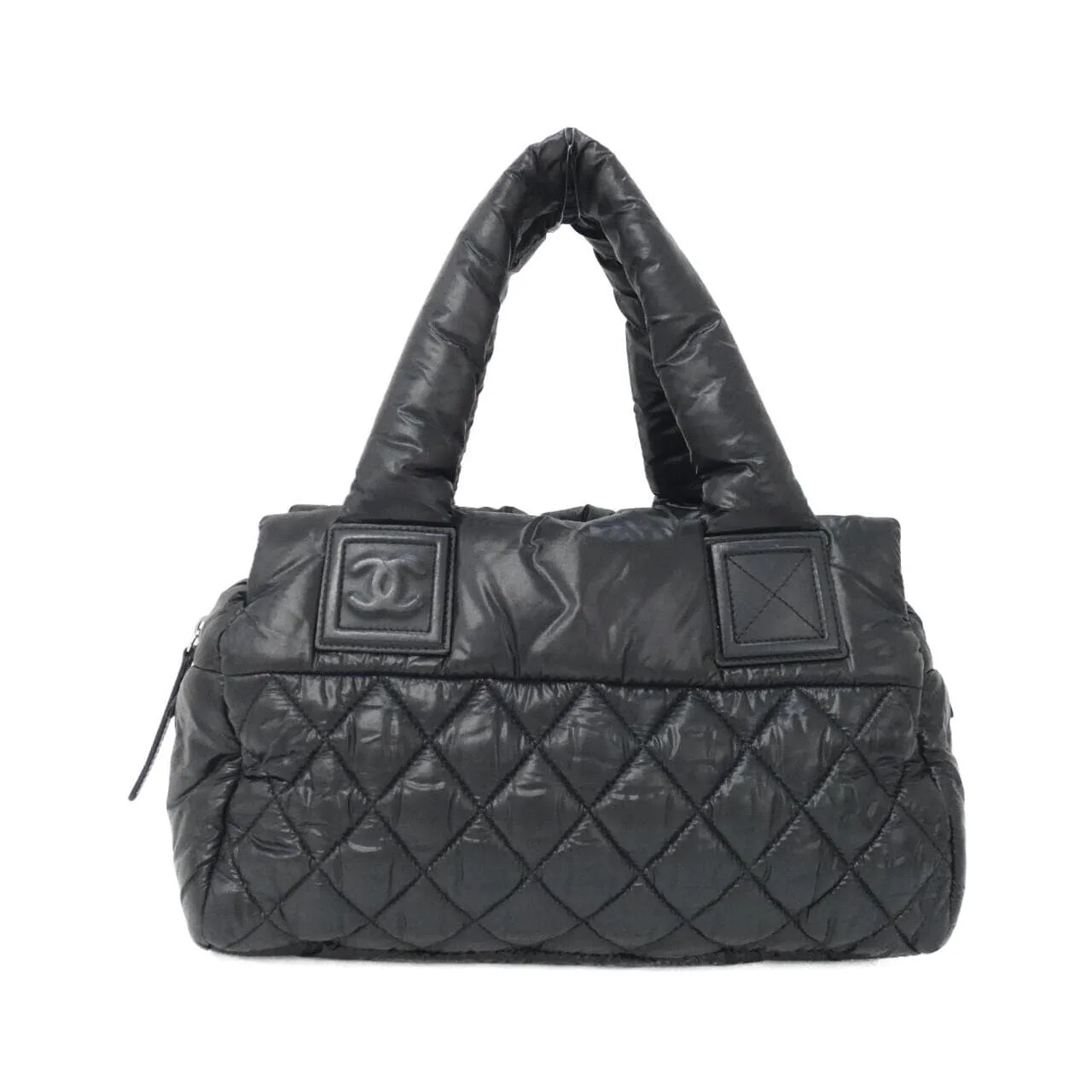 CHANEL 48619 Handbag Nylon Black