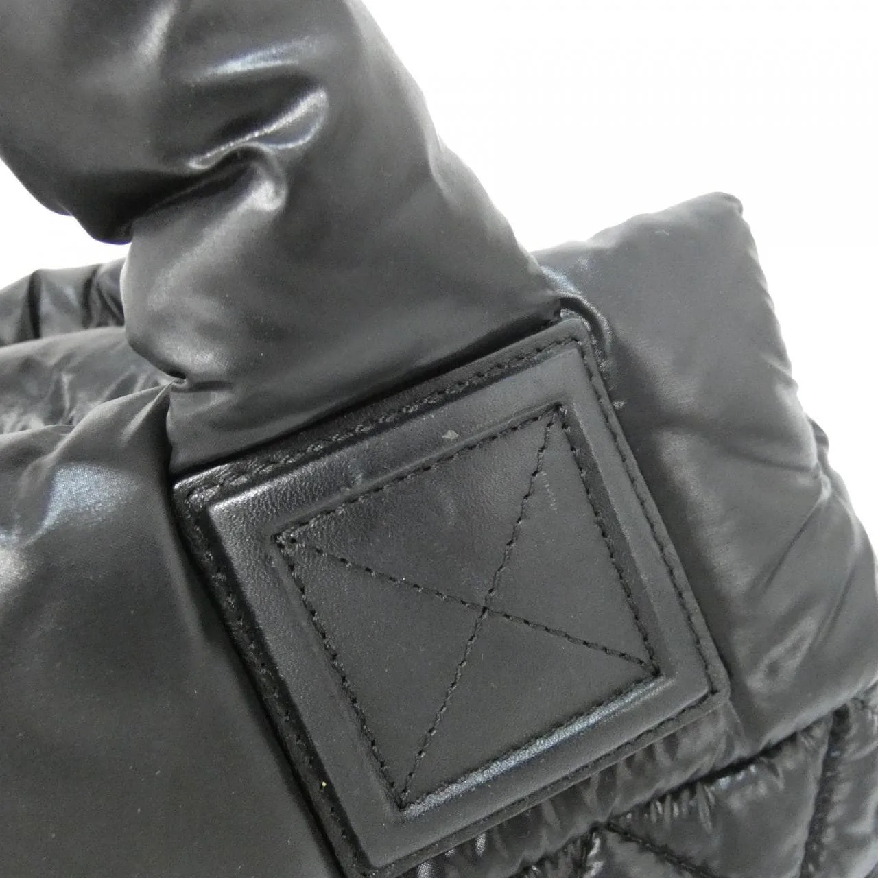 CHANEL 48619 Handbag Nylon Black Nylon - Thumbnail 3