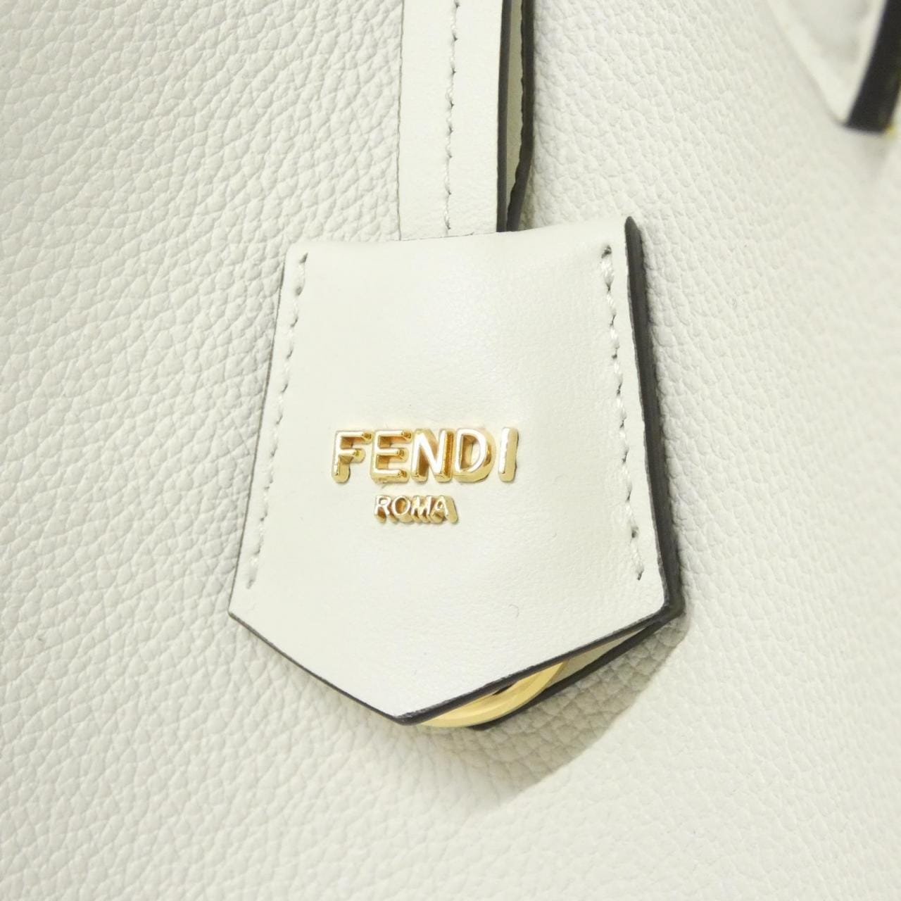 FENDI 8BH414 APZA Shoulder Bag Leather Black Leather - Thumbnail 5