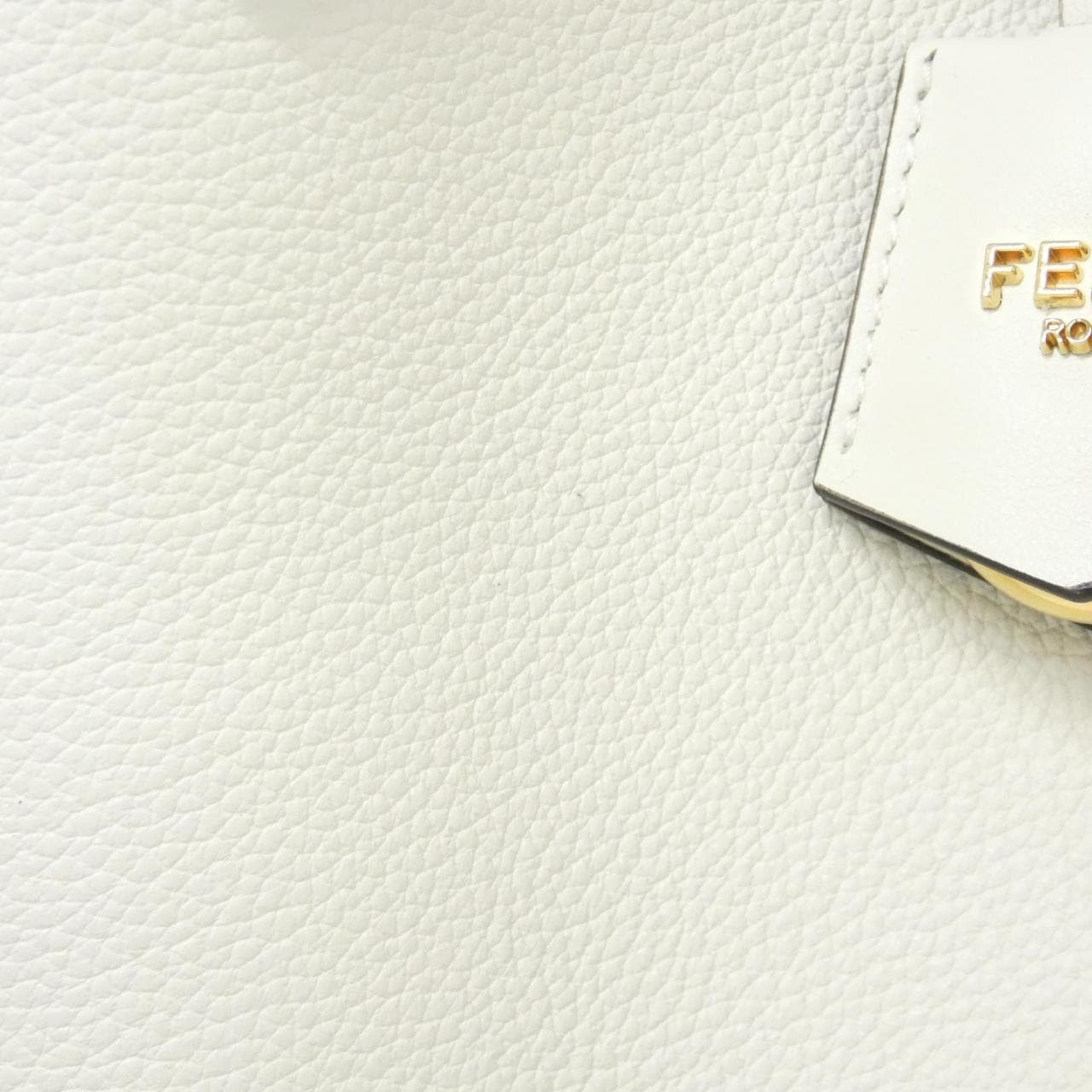 FENDI 8BH414 APZA Shoulder Bag Leather Black Leather - Thumbnail 7