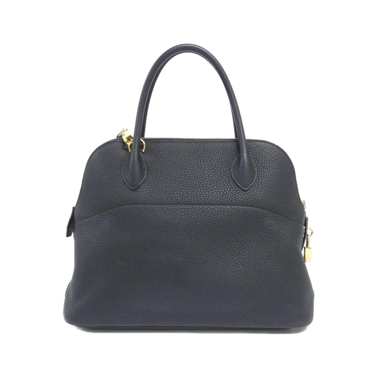 HERMES Bolide 073419CC Handbag Clemence Black Clemence Leather Rank A - Thumbnail 2