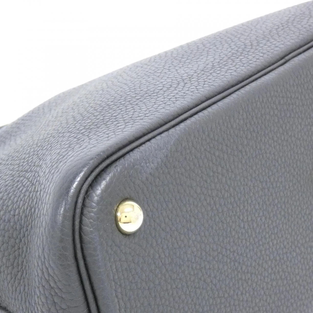 HERMES Bolide 073419CC Handbag Clemence Black Clemence Leather Rank A - Thumbnail 3