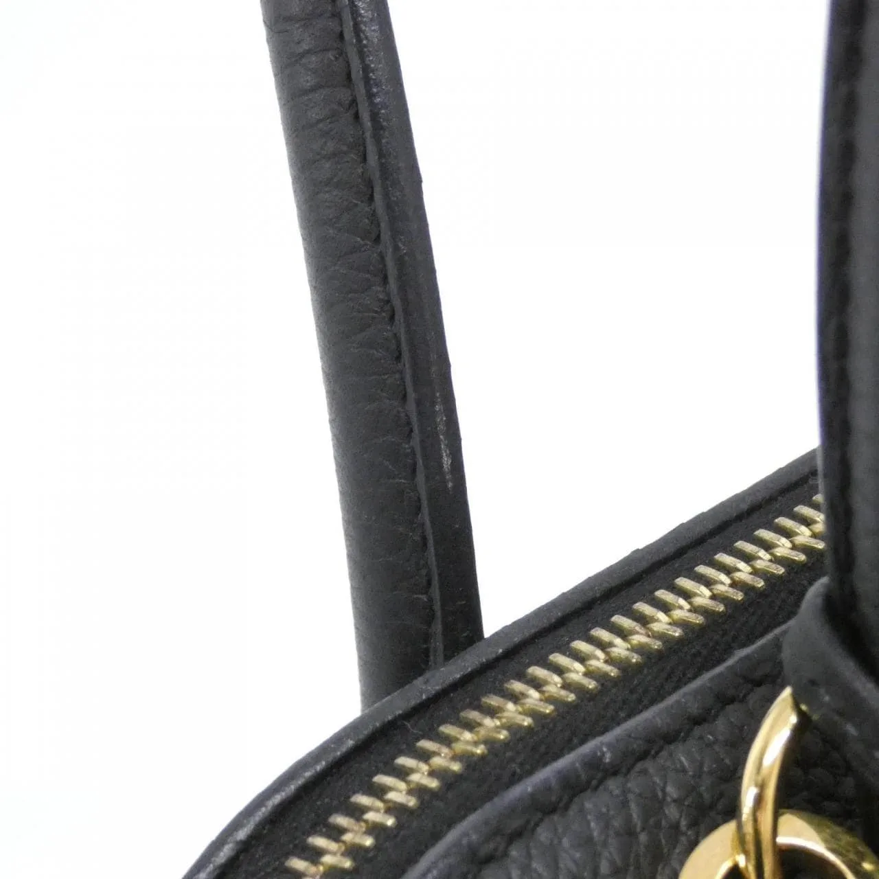 HERMES Bolide 073419CC Handbag Clemence Black Clemence Leather Rank A - Thumbnail 8