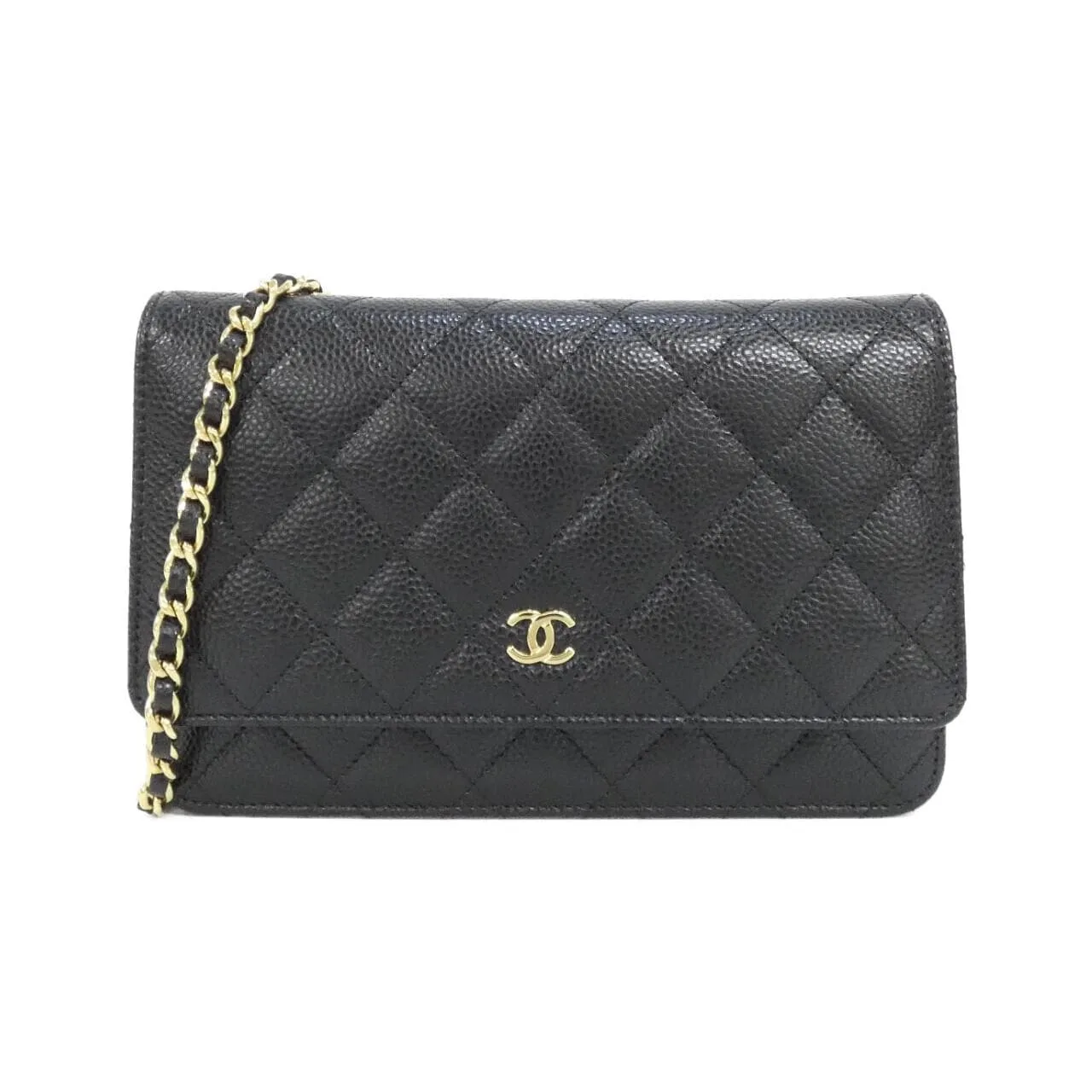 CHANEL Timeless Classic AP0250 Wallet Grained Calfskin Black