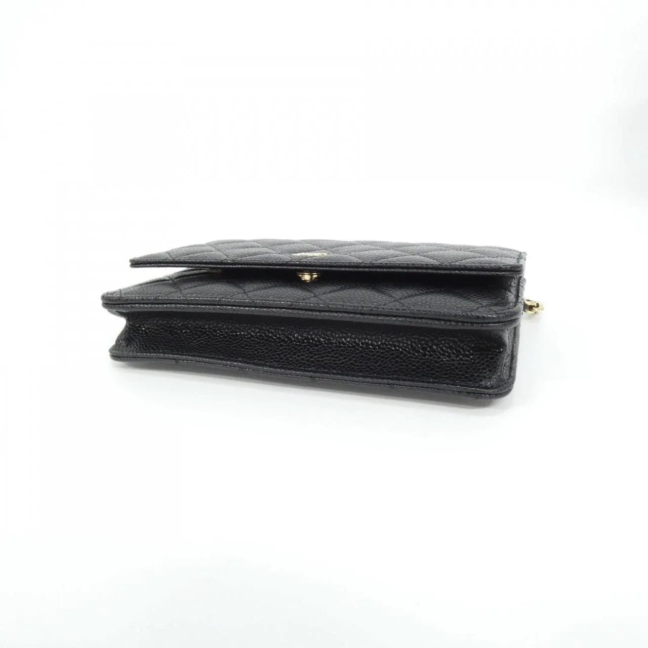 CHANEL Timeless Classic AP0250 Wallet Grained Calfskin 黑色 荔枝紋牛皮 中古品A - 縮圖 3