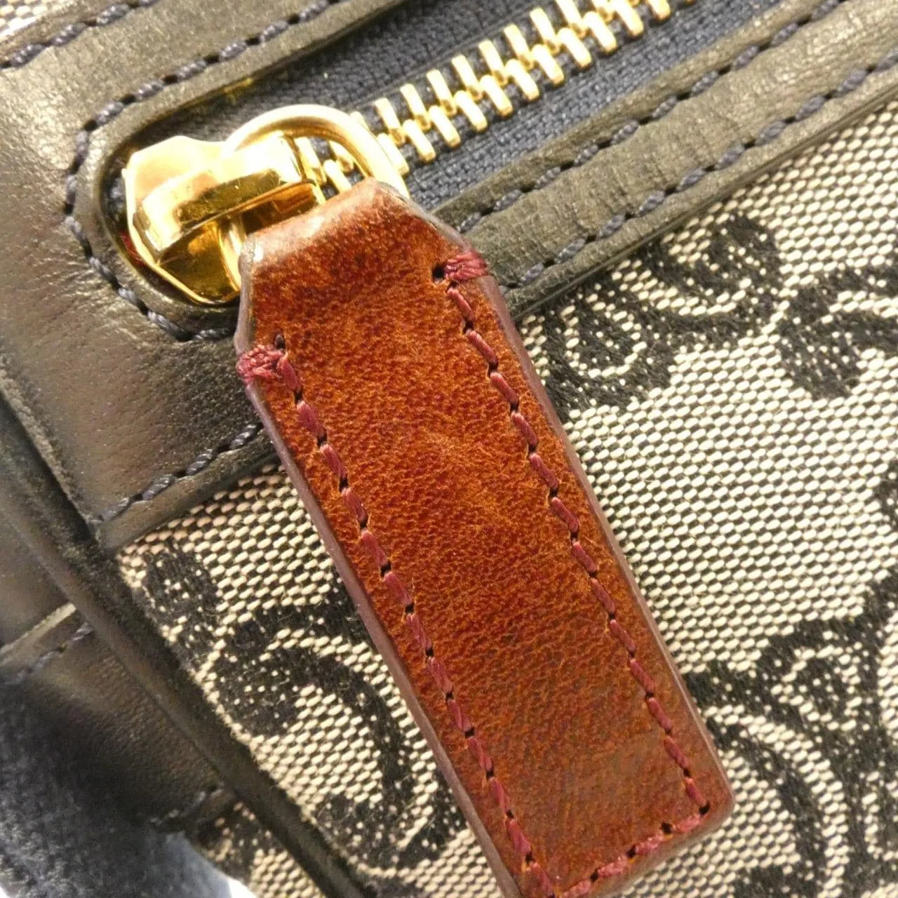 CELINE Shoulder Canvas Navy Canvas Rank B - Thumbnail 6