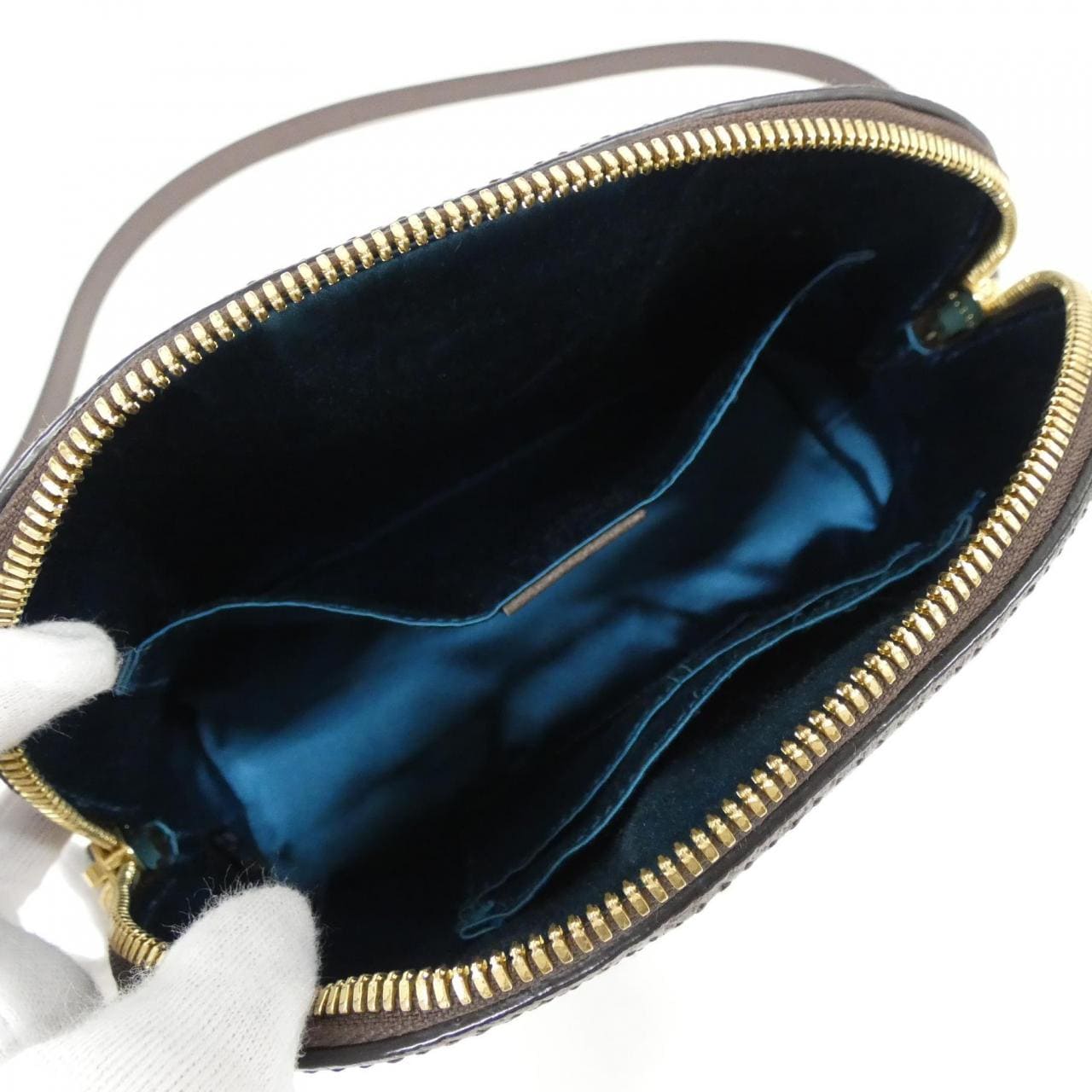 GUCCI 499621 K05NG Shoulder Canvas Black Canvas - Thumbnail 6