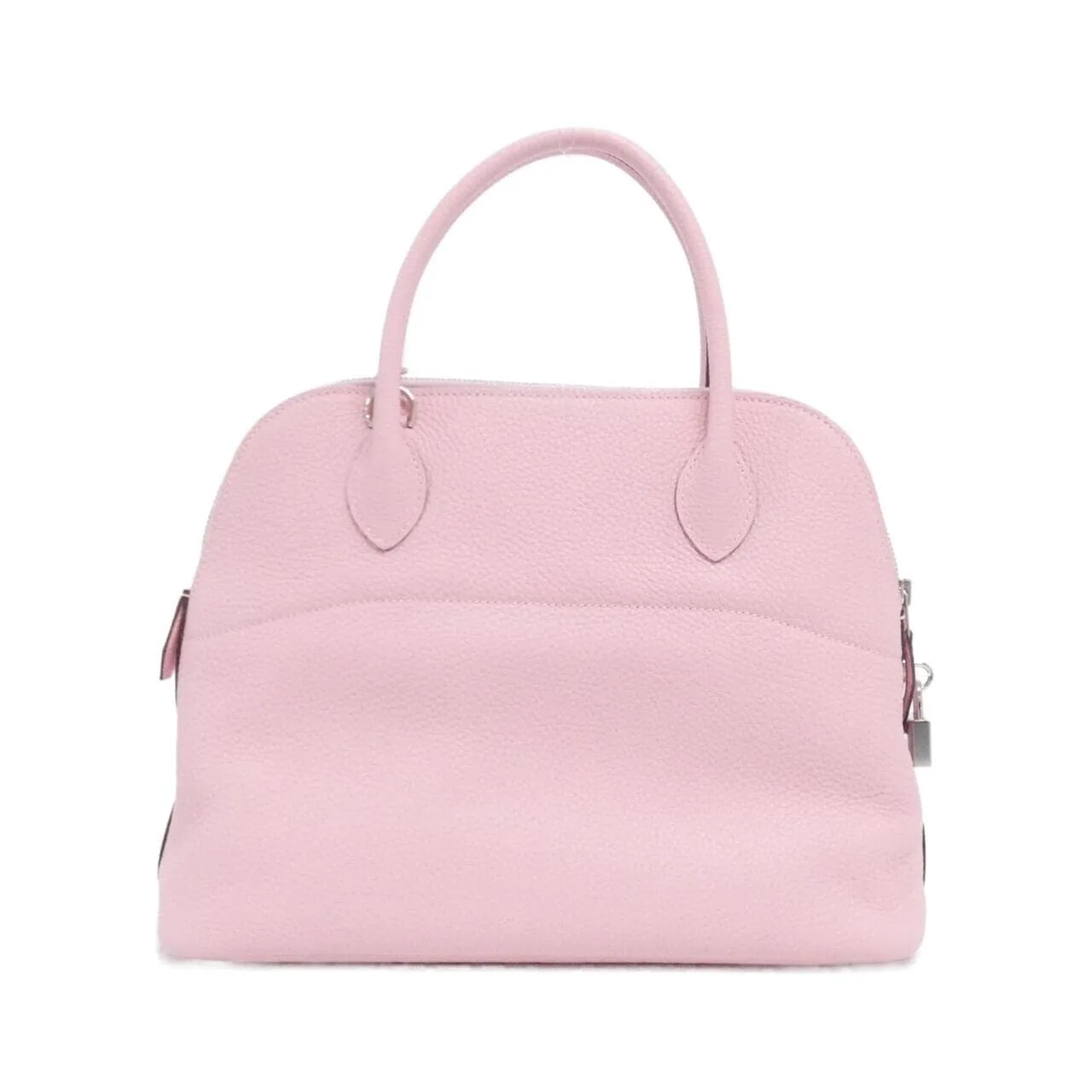 HERMES Bolide Handbag Clemence 黑色 Clemence 皮 中古品A - 縮圖 2