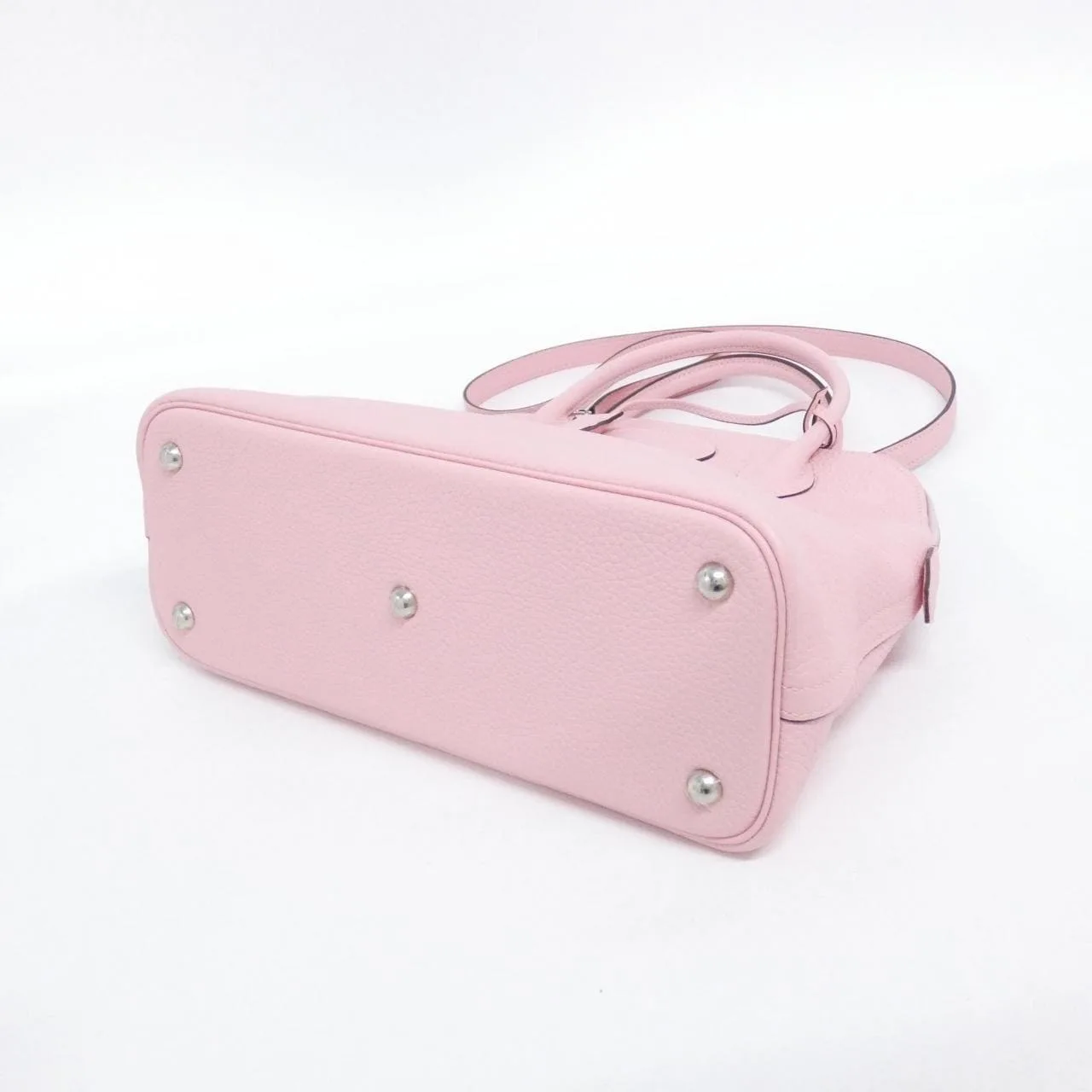 HERMES Bolide Handbag Clemence 黑色 Clemence 皮 中古品A - 縮圖 3