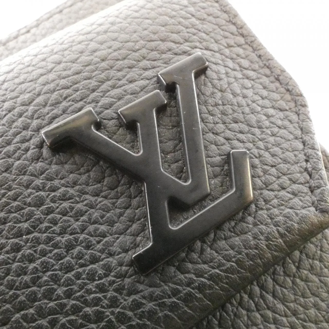 LOUIS VUITTON M69831 Wallet Lambskin 黑色 羊皮 中古品B - 縮圖 4