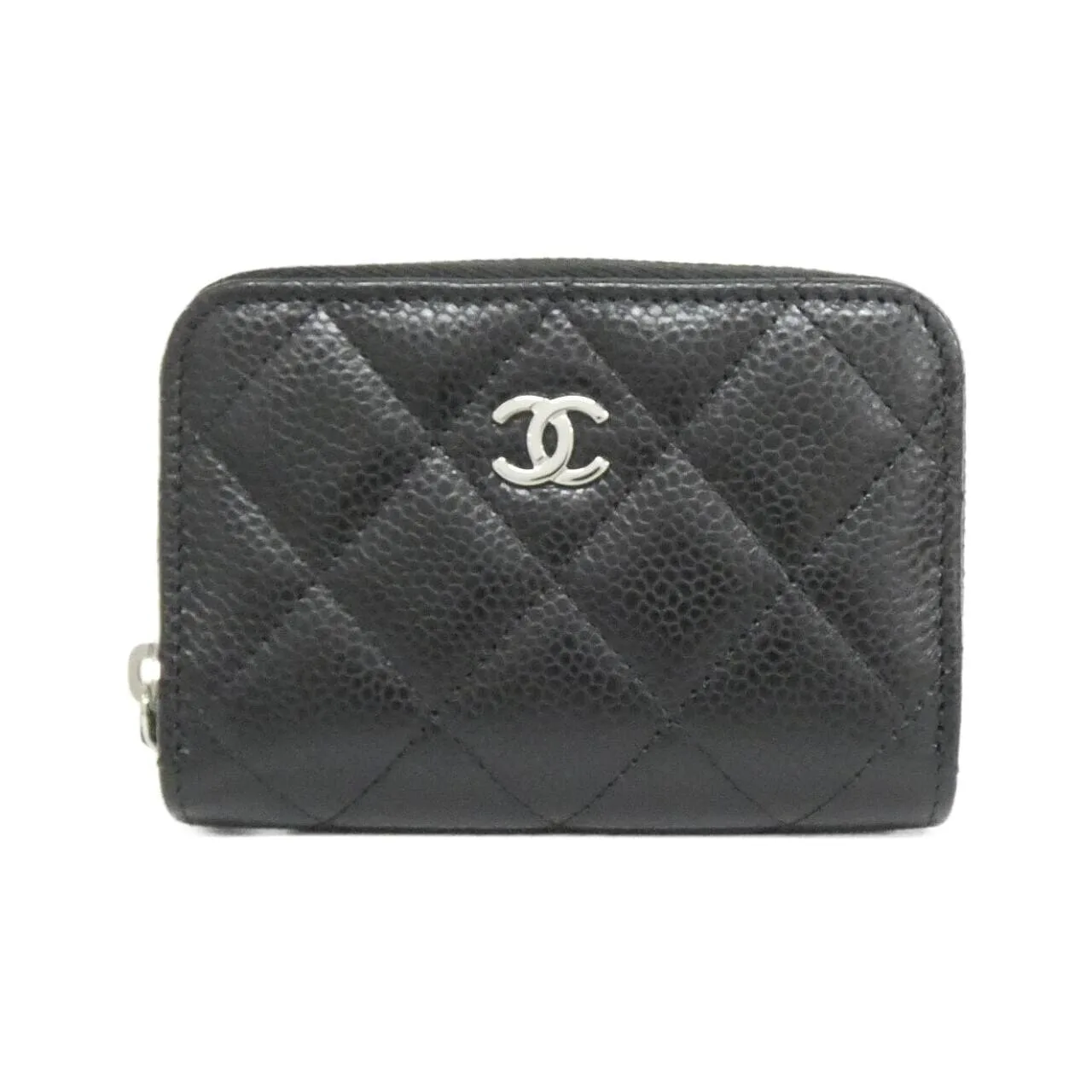 CHANEL Timeless Classic AP0216 Coin Case Grained Calfskin Black