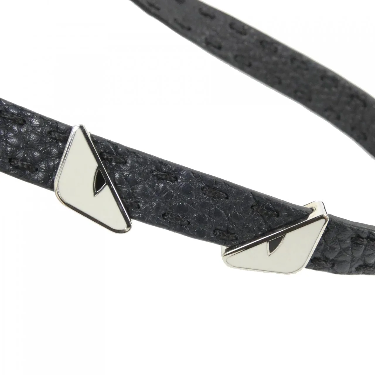 FENDI 7AJ067 Accessories Leather Black Leather Rank A - Thumbnail 3