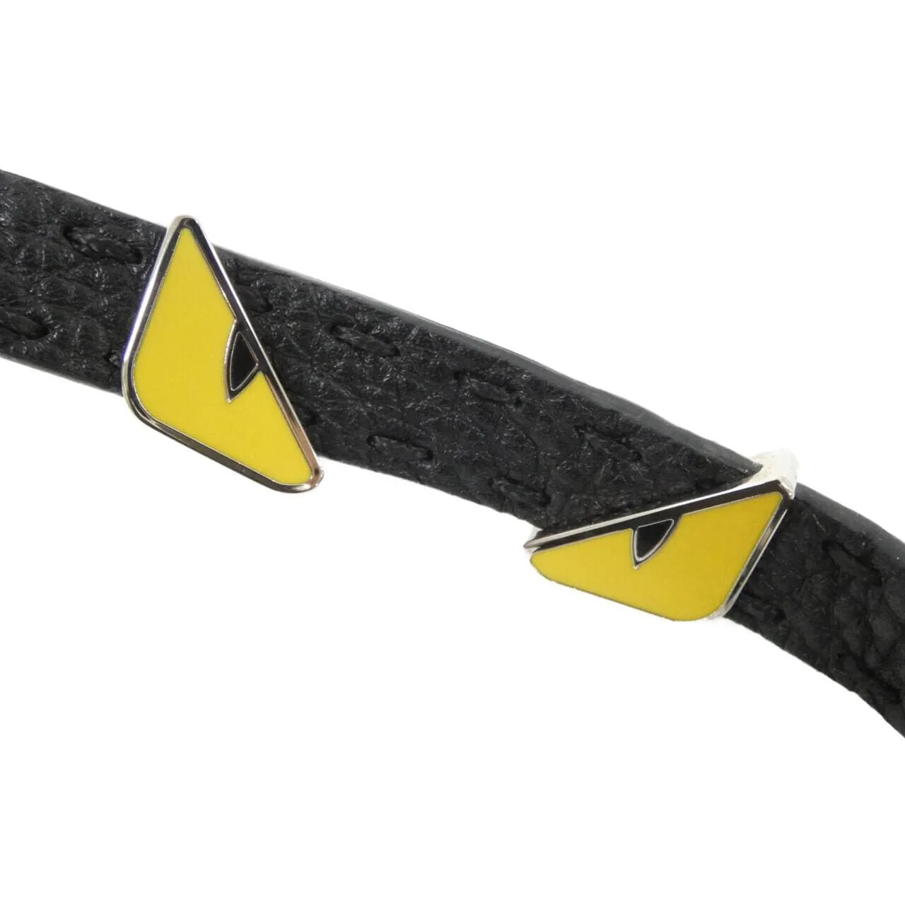 FENDI 7AJ067 Accessories Leather Black Leather Rank A - Thumbnail 4