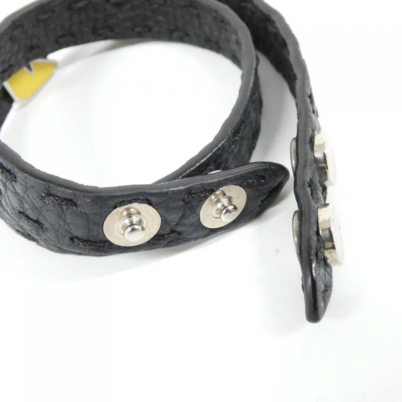 FENDI 7AJ067 Accessories Leather Black Leather Rank A - Thumbnail 5