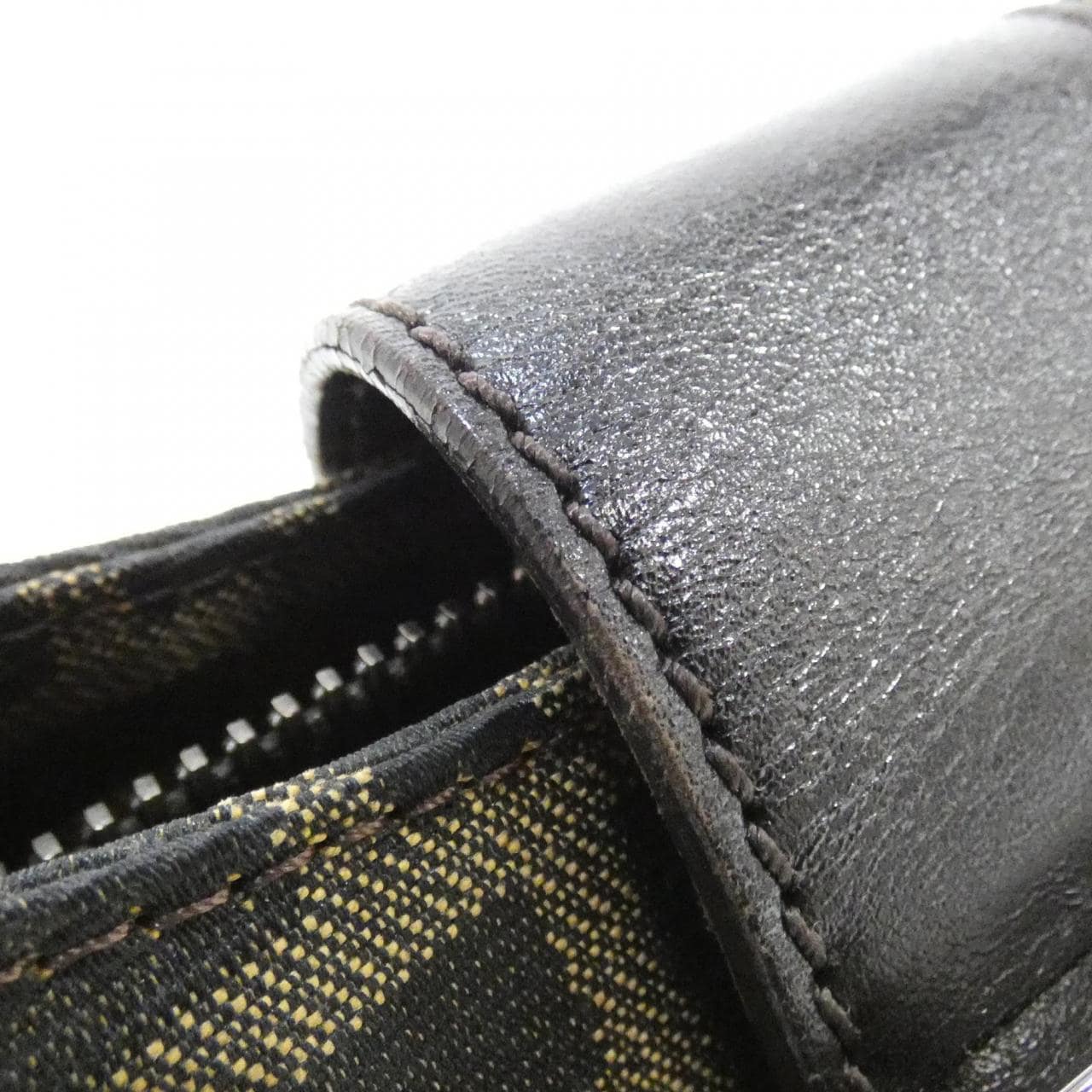 FENDI 8BR036 Shoulder Bag Canvas 黑色 帆布 中古品A - 縮圖 5