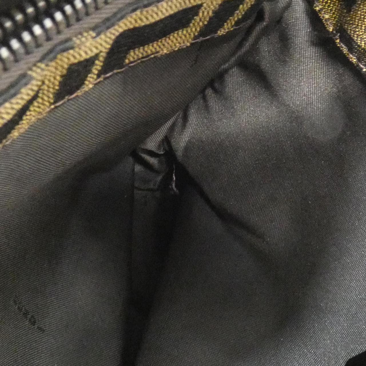 FENDI 8BR036 Shoulder Bag Canvas 黑色 帆布 中古品A - 縮圖 9