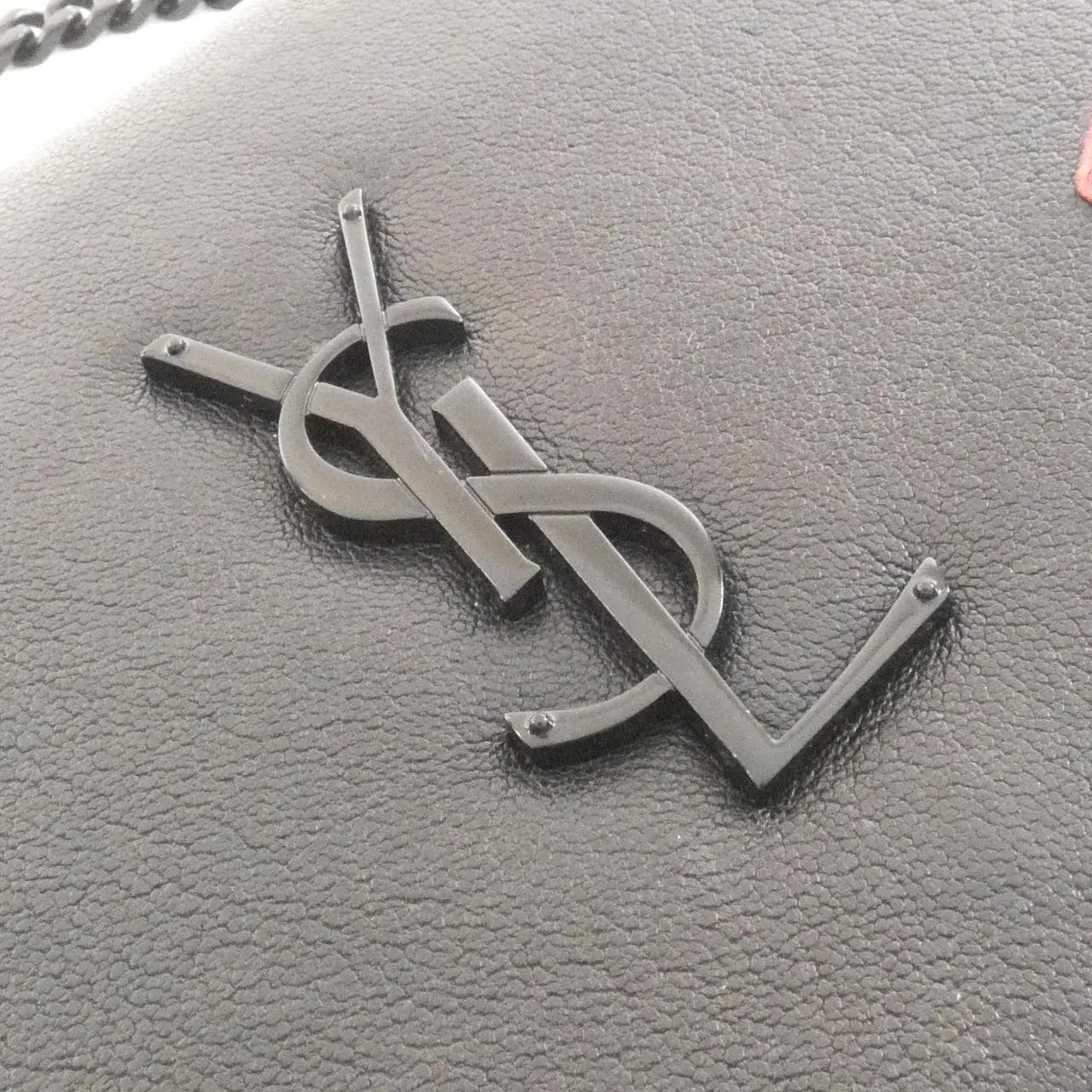 SAINT LAURENT Sunset 442015 Wallet Leather 黑色 皮革 中古品B - 縮圖 5