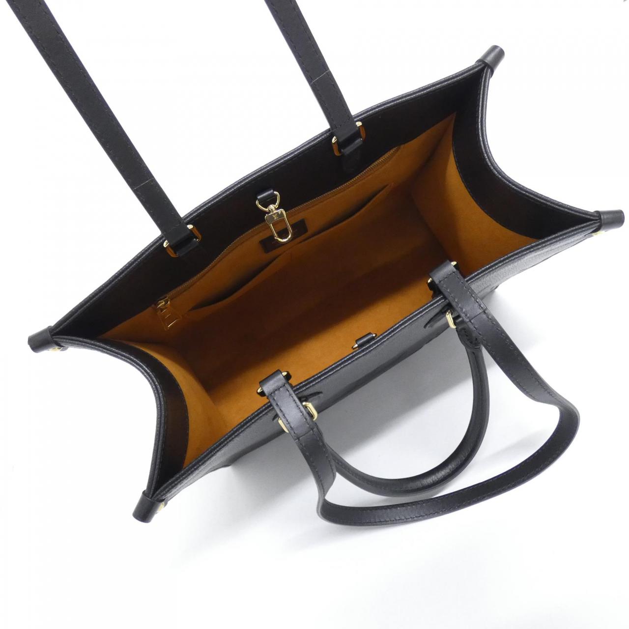 LOUIS VUITTON OnTheGo M45595 Bag Monogram 黑色 Monogram 中古品A - 縮圖 5